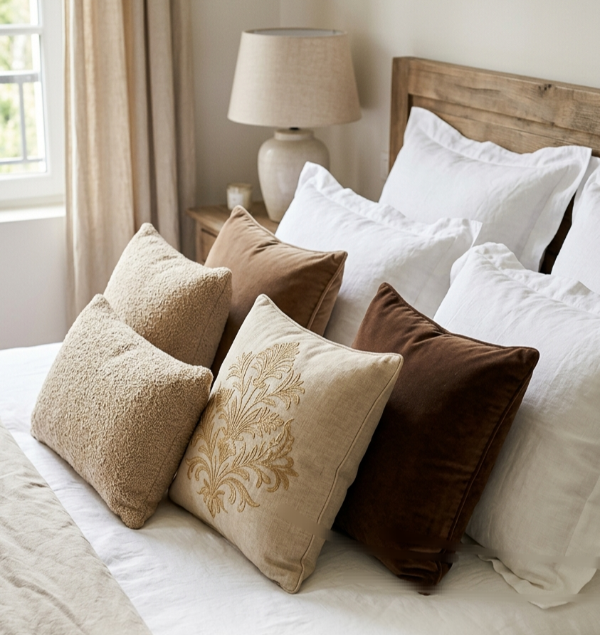 coussins chambre cocooning