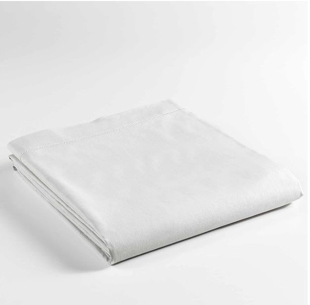 drap plat blanc