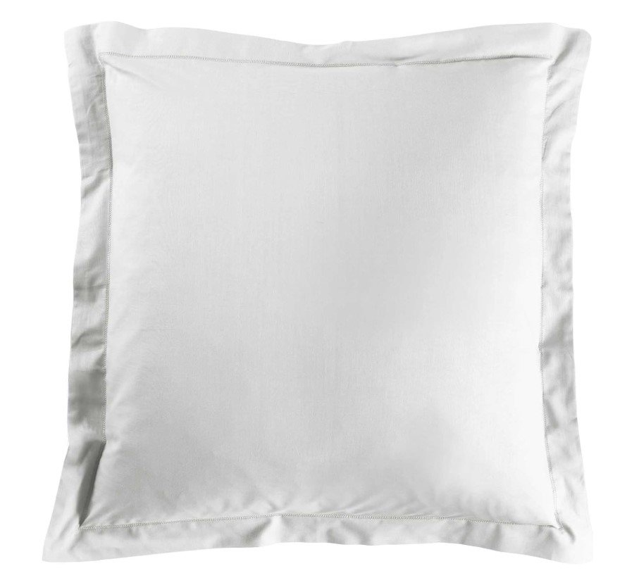 housse d'oreillers carré à volant plat