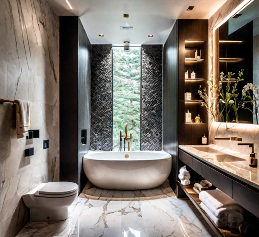 salle de bain digne d'un hotel de luxe