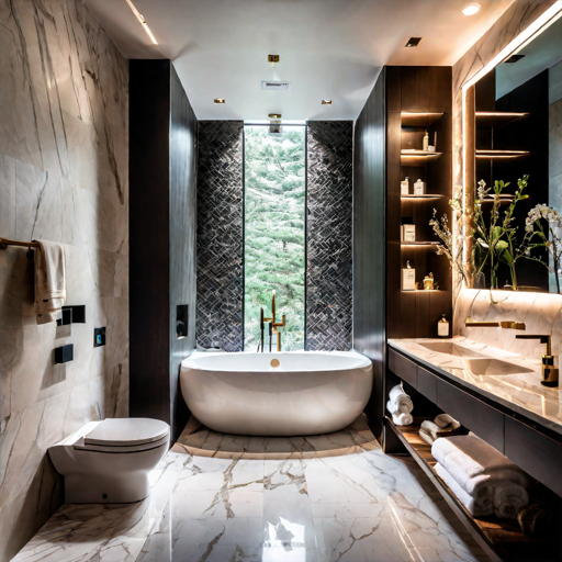 salle de bain digne d'un hotel de luxe