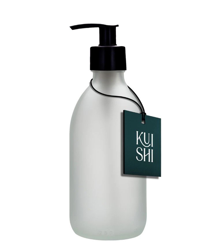 Flacon pompe en verre blanc - kuishi