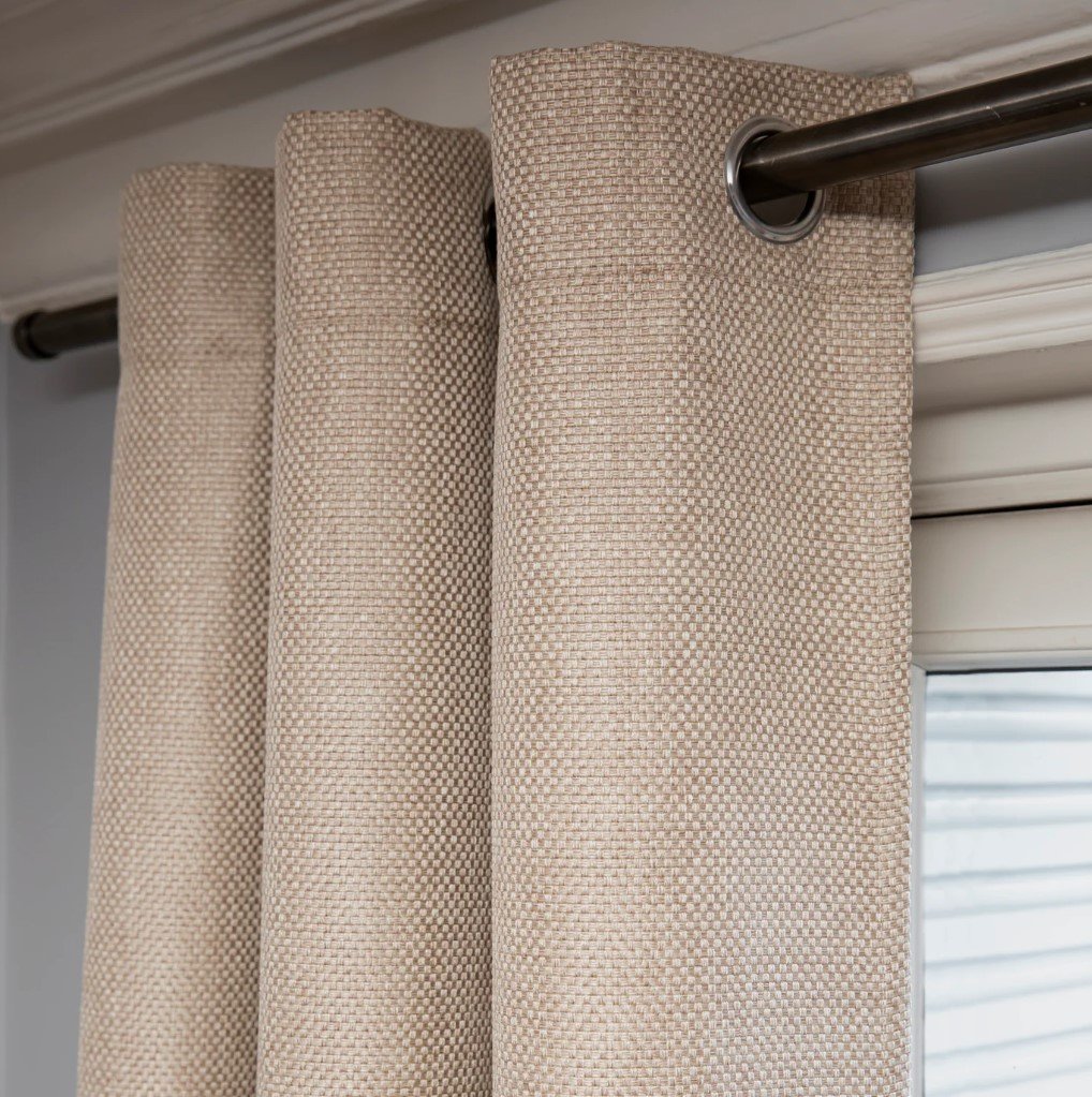 rideaux uni coconut madura